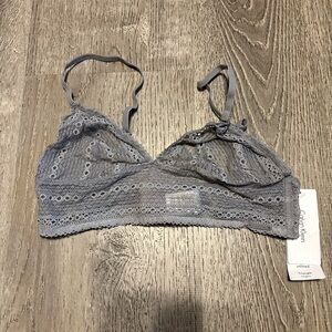 Calvin Klein Charcoal Lace Bralette